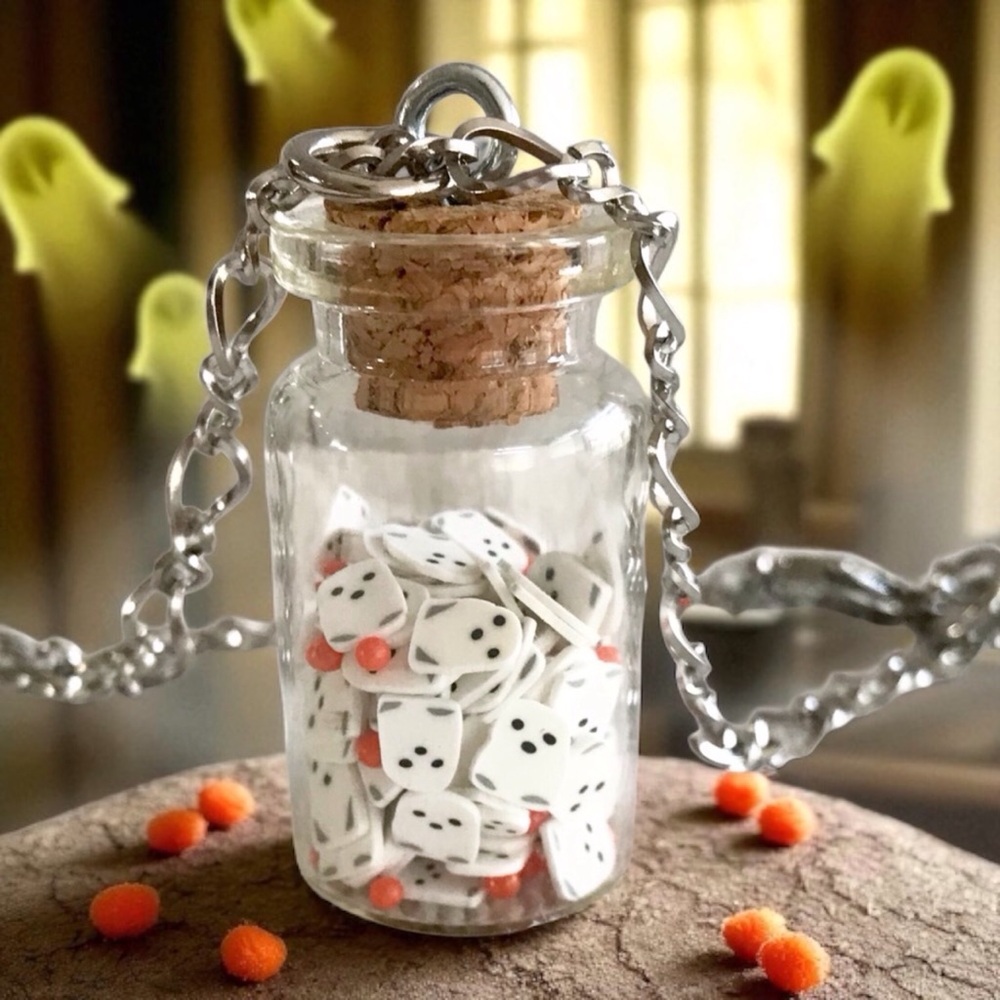 🆕 Ghost in a Jar Pendant Necklace